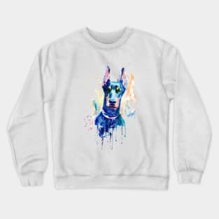 Doberman Dog Head Crewneck Sweatshirt